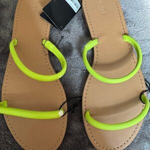 Forever 21 Lime Strap Sandals